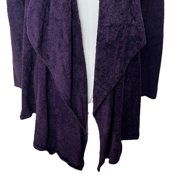 Barefoot Dreams Calypso 436 Cascade Cardigan Size S/M Women's Purple Bamboo - Picture 4 of 11